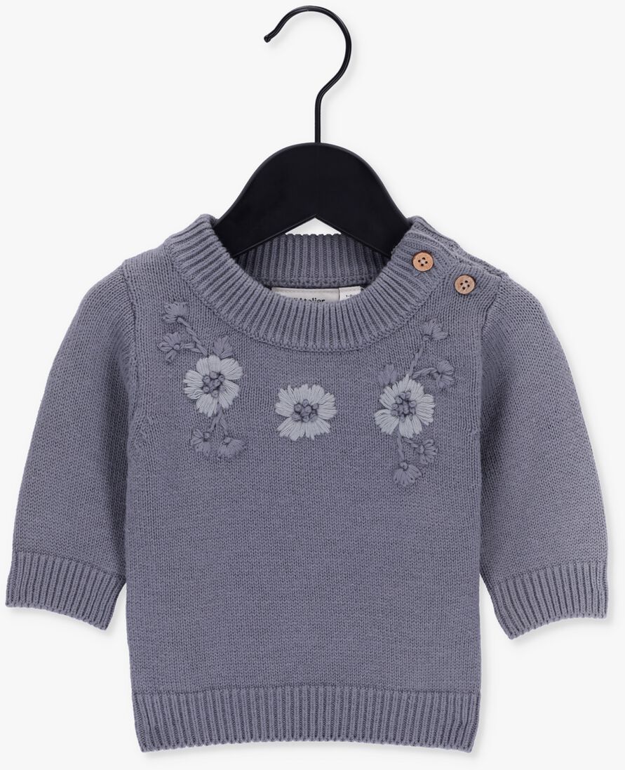 LIL\\' ATELIER blauwe lil' atelier trui nbfedel ls knit