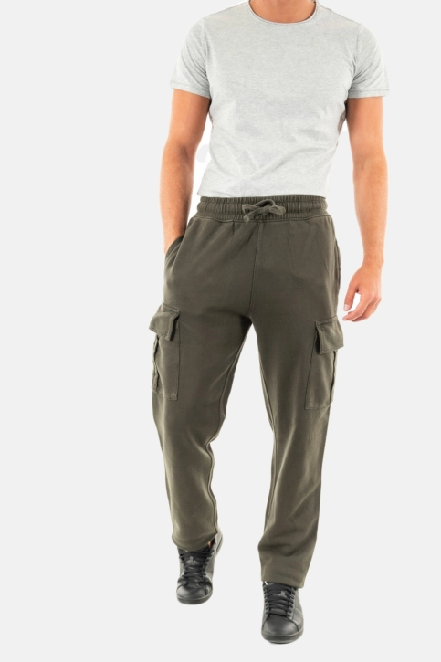 pantalons superdry relaxed cargo 3jz dark grey green