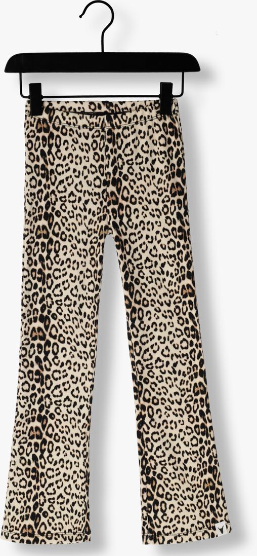 ALIX MINI bruine alix mini flared broek knitted leopard flared pants