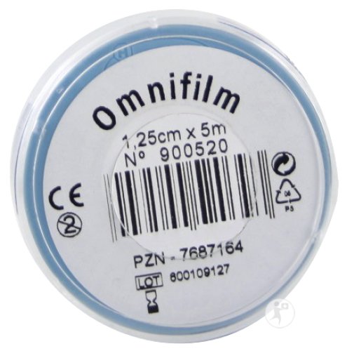 Hartmann Omnifilm Sparadrap 1,25cm x 5m Rouleau 1
