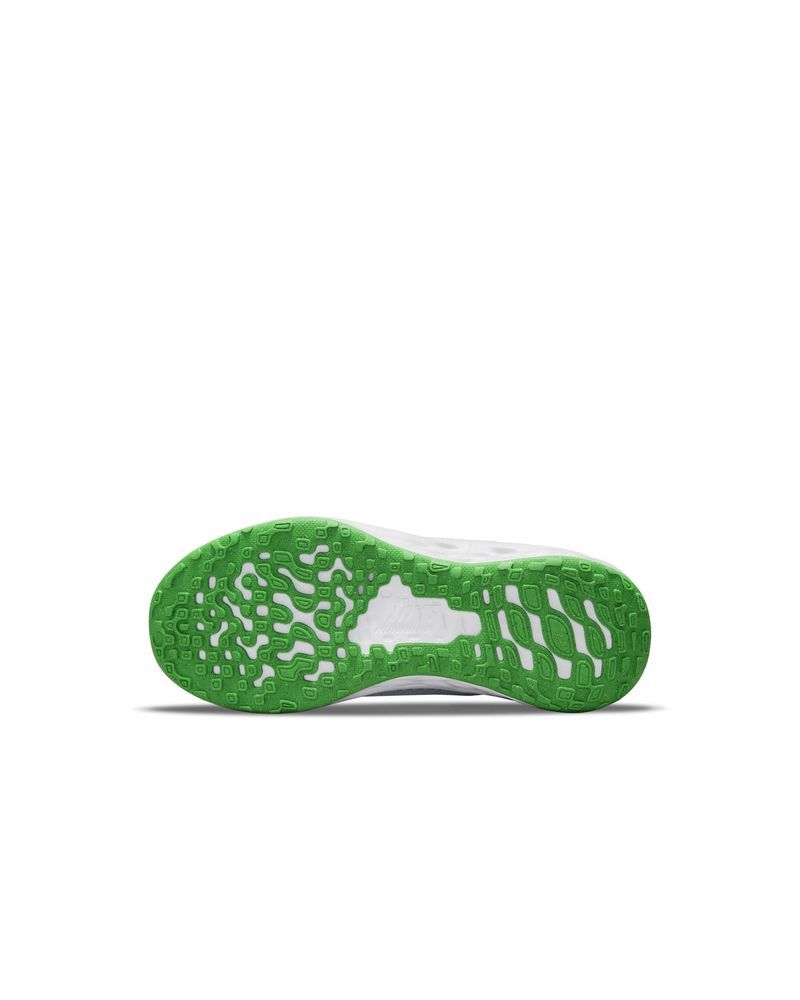 Chaussures Nike Revolution 6 Gris & Vert pour enfant
