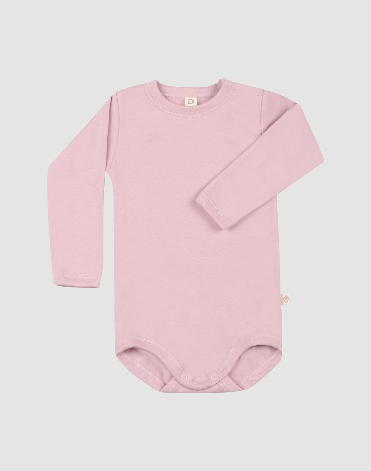 Romper met lange mouw van katoen voor baby's