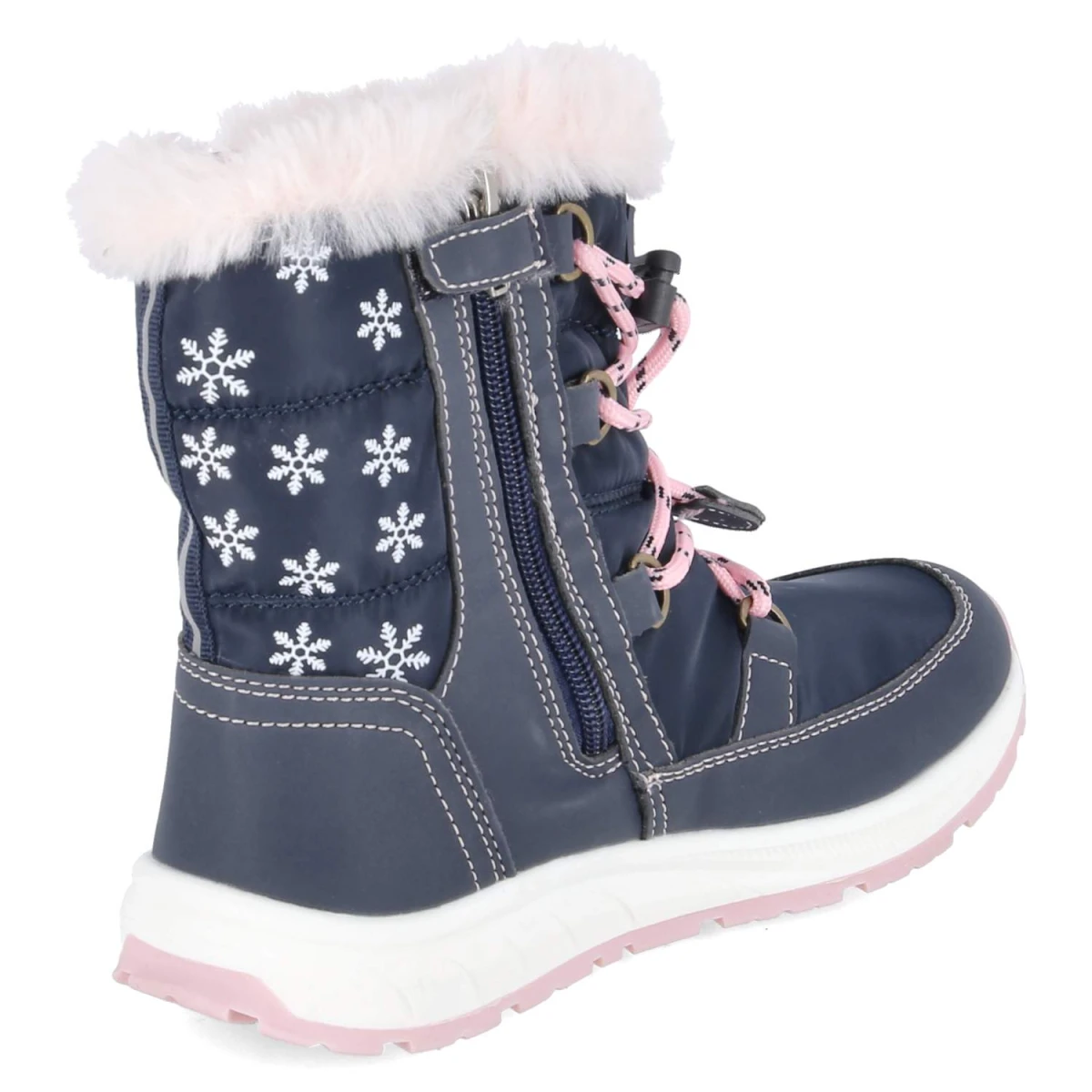 LurchiWinterstiefeletten ALBY TEX - navy-rose