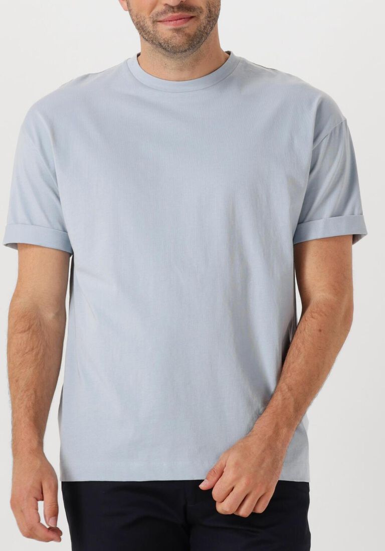 lichtblauwe drykorn t-shirt thilo 520198