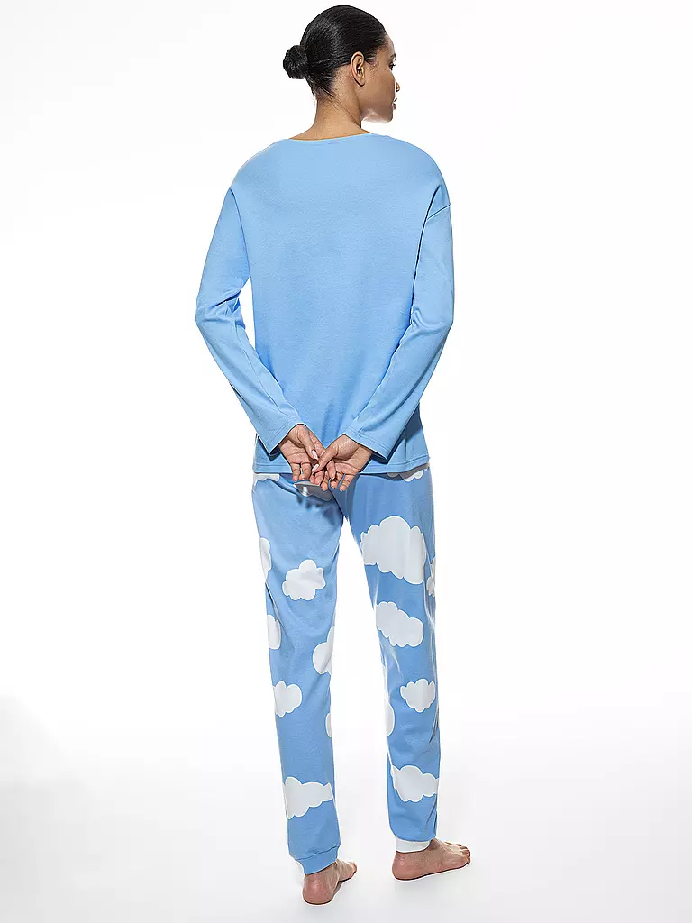MEY Pyjama hellblau