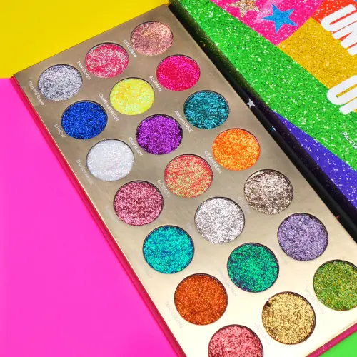 United Shades of Glitter 21 Pressed Glitter Palette