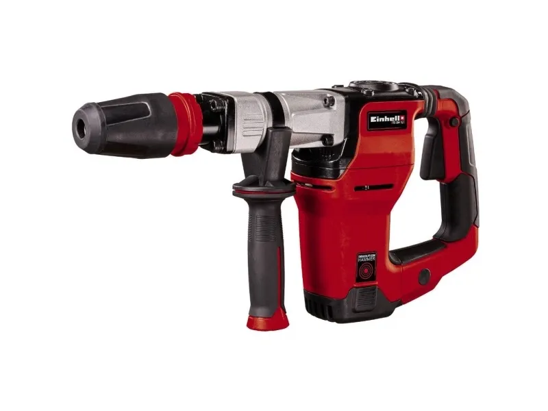 Einhell TE-DH 12 hammerhammer (1050 W, slagfrekvens: 4100 omdrejninger pr. minut, kabel: 400 cm, SDS Max chuck, leveres i kasse med spidse og flade mejsler)