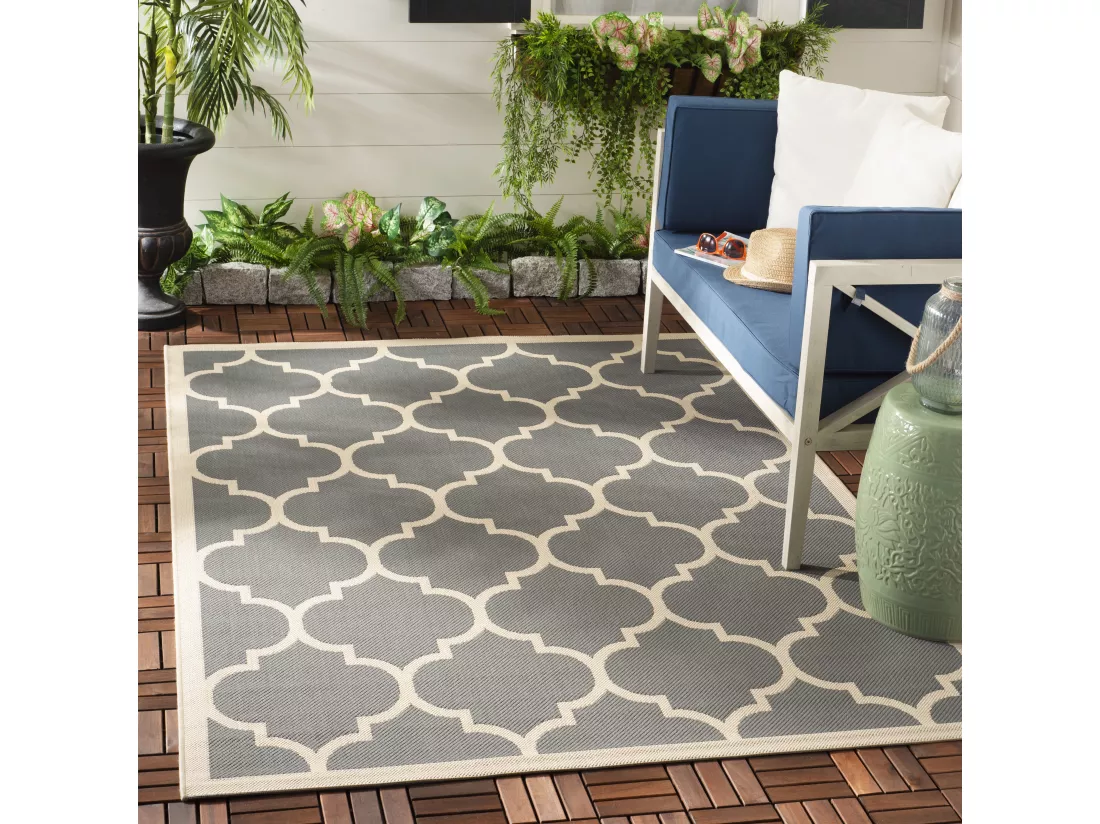 Tapis Anthracite & Beige 160 X 231 cm - Arista
