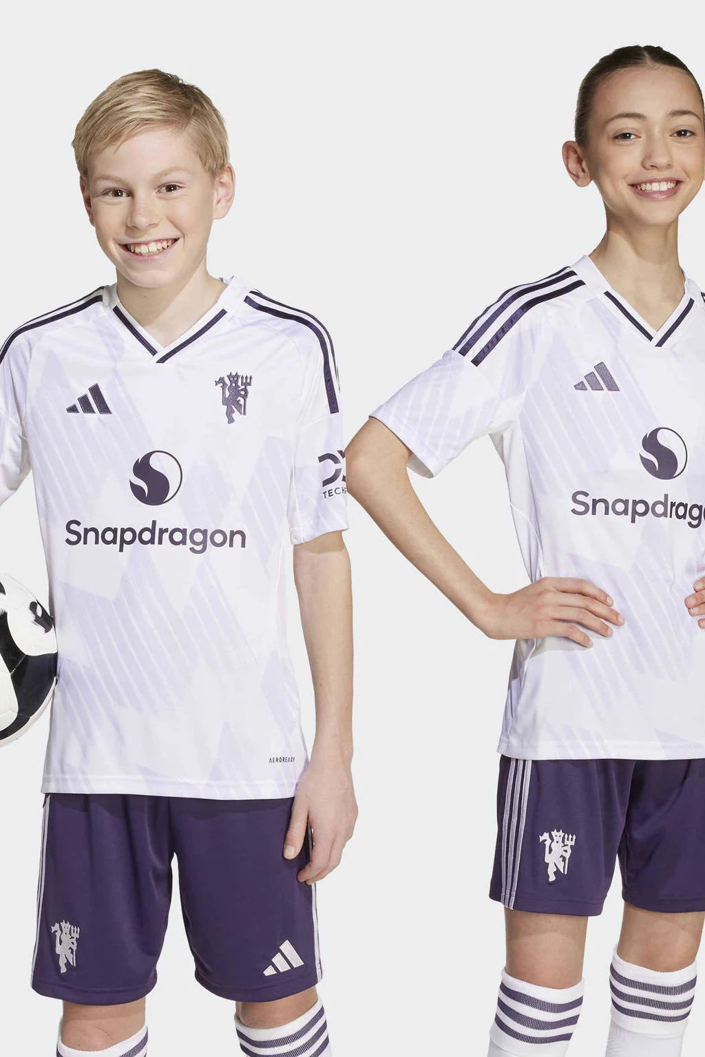adidas Performance Junior Manchester United voetbalshirt Uit