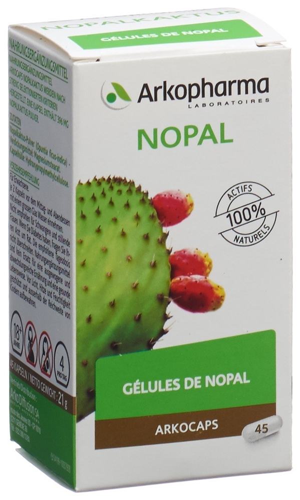ARKOCAPS Nopalkaktus Kaps pflanzlich 45 Stk