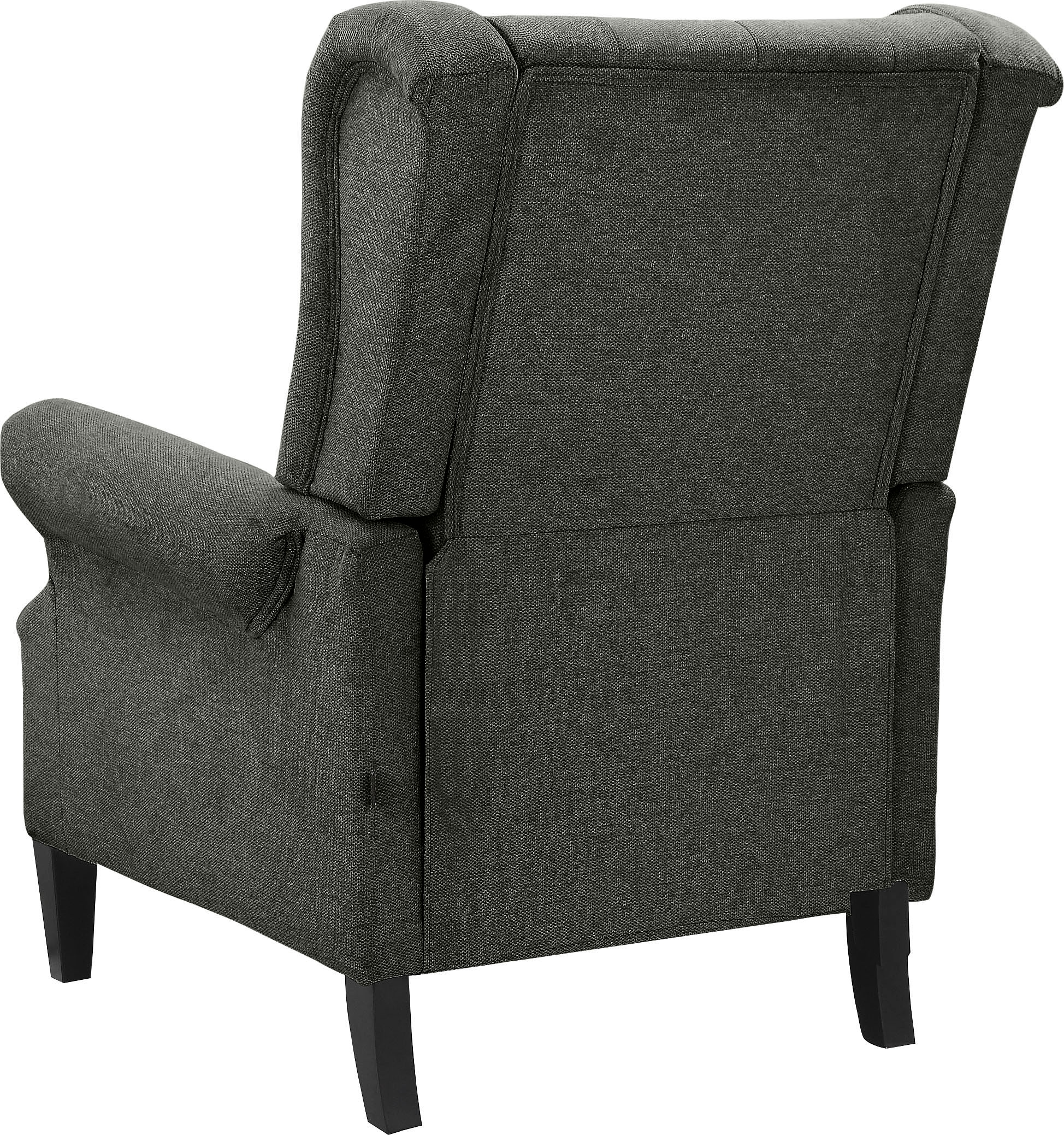 Home affaire Ohrensessel »Childebert« 1 Stk. tlg. mit Verstellung, Sitz und Rücken gepolstert, Sitzhöhe 49,5 cm