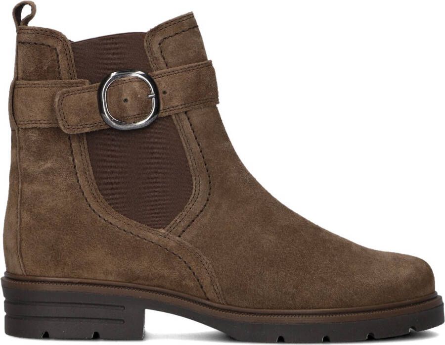 GABOR Enkellaarsjes Dames 653.1 Maat: 40 Materiaal: Leer Kleur: Cognac
