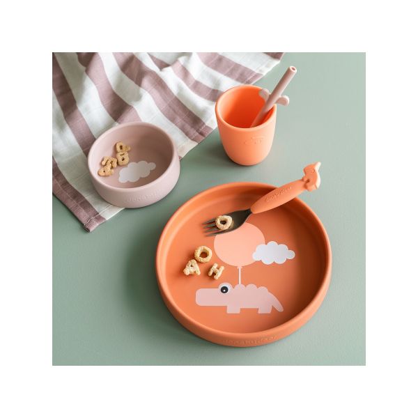 Done by Deer Happy Clouds Dinnerset - Blue