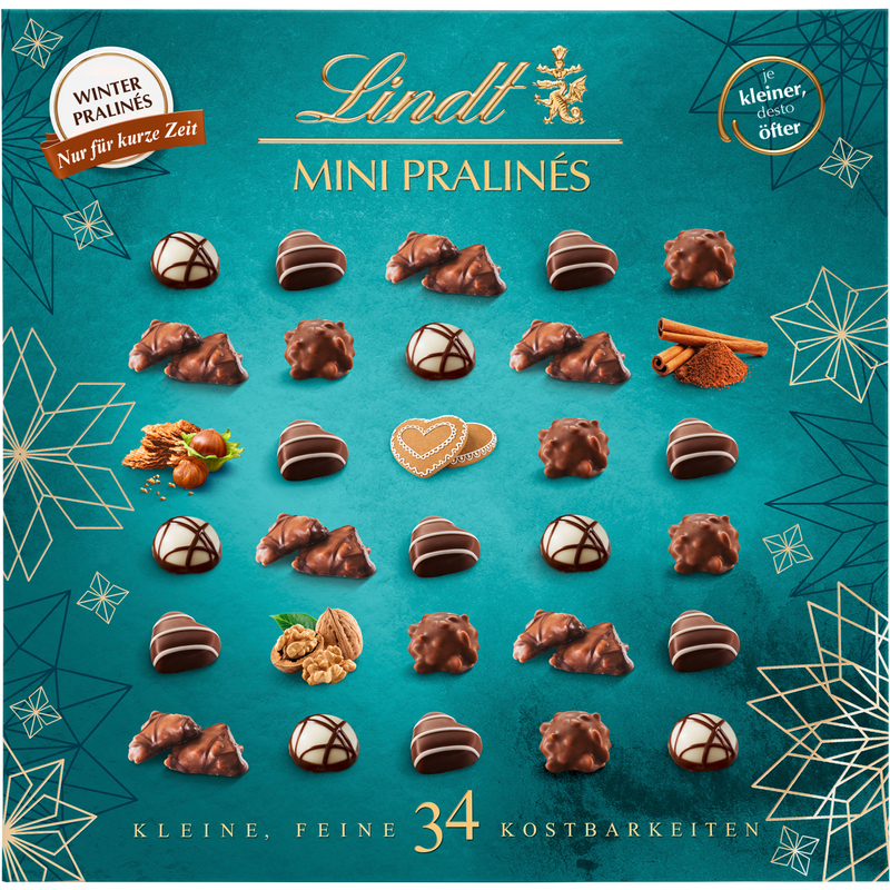 Lindt Mini Winter-Praliné, 163 g