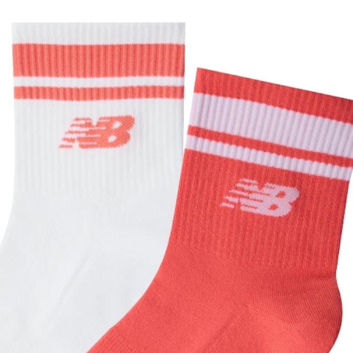 New Balance Unisex Strømper Run Repreve Ankle Socks - 2 Pack Pink