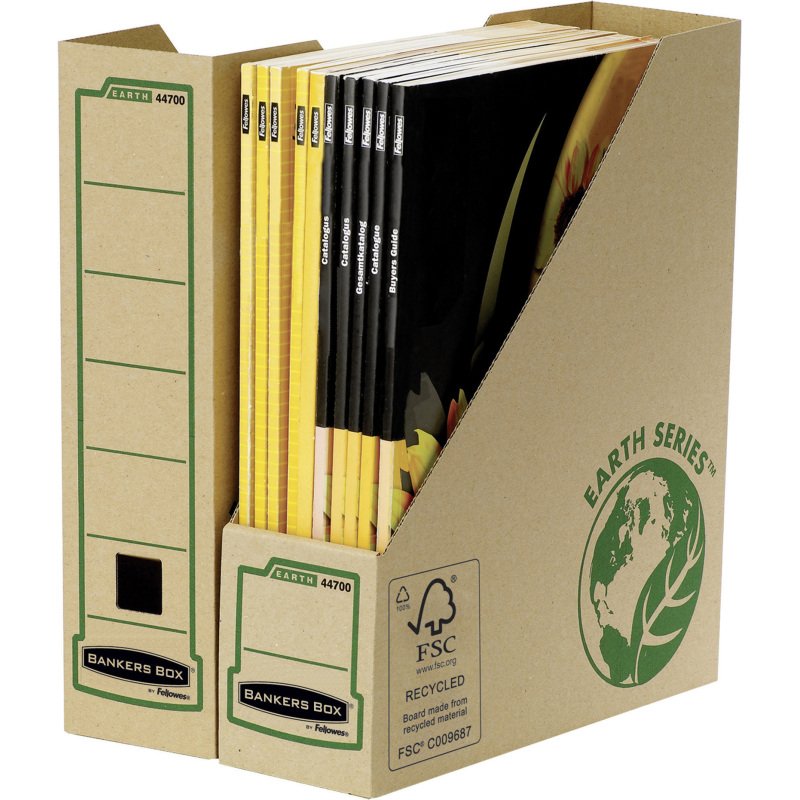 Range-revues Fellowes Bankers Box Earth - marron dos 8,2 cm