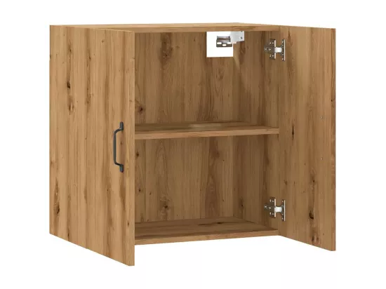 Armoire murale chêne artisanal 60x31x60 cm bois d'ingénierie