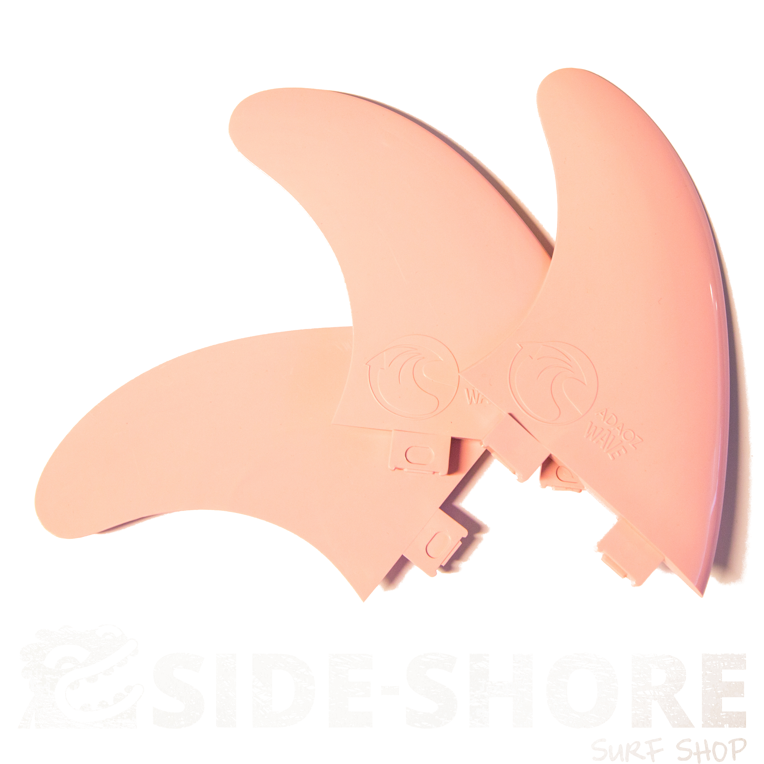 Adaoz Wave Dérives Surf - Plastique Recyclé - Thruster - FCS Blanc
