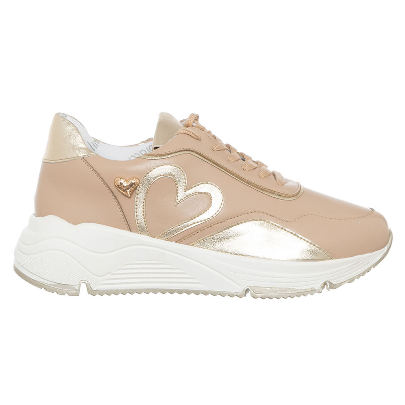 Tua By Braccialini Sneakers en Cuir Koda beiges