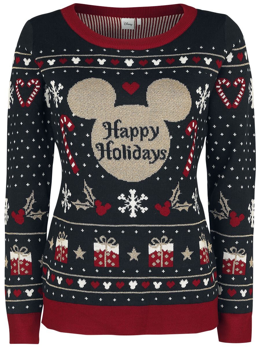 Happy Holidays | Mickey & Minnie Mouse Pull de Noël