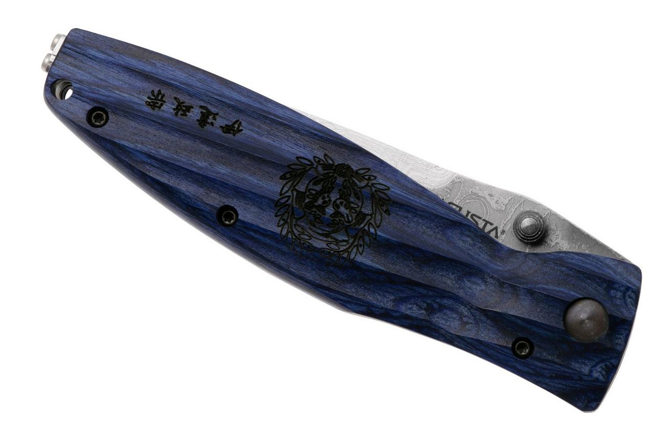Mcusta MC-0186D Sengoku Date Masamune, blue pakkawood, herenmes
