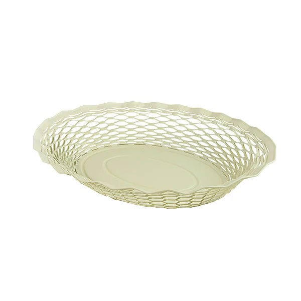 Corbeille à pain inox vanille 25 cm Roger Orfèvre