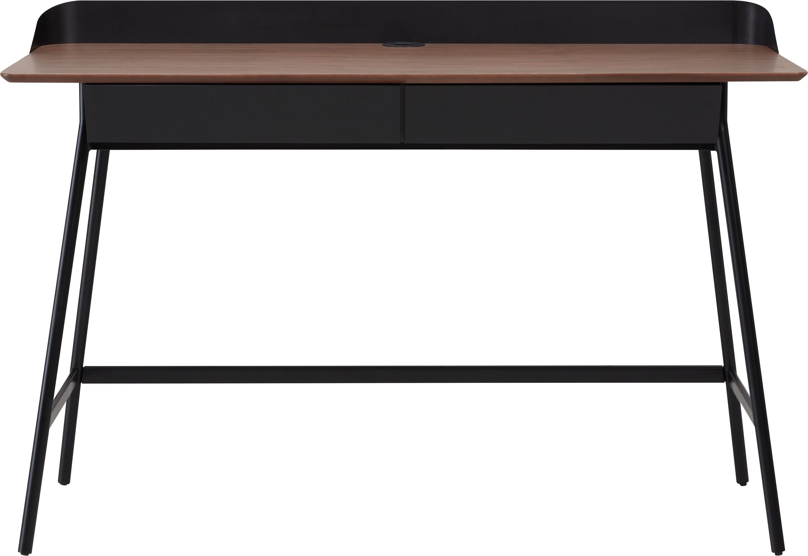SCOTT Schreibtisch - Nussbaum / B: 120.0 cm x T: 57.3 cm x H: 81.0 cm