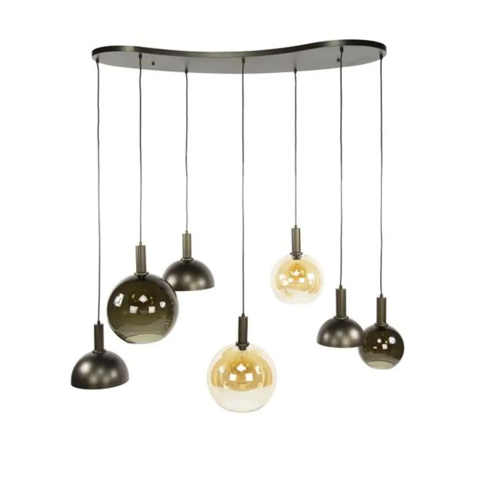 Hoyz Collection - Hanglamp Cluster 4 3-lichts - Sienna Bruin