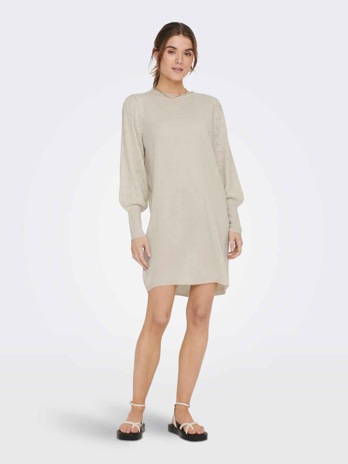 ONLMIRA Langes Kleid Pumice Stone