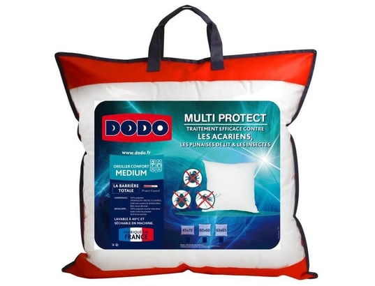 DODO - Oreiller carré Oreiller multiprotect - 65 x 65 cm