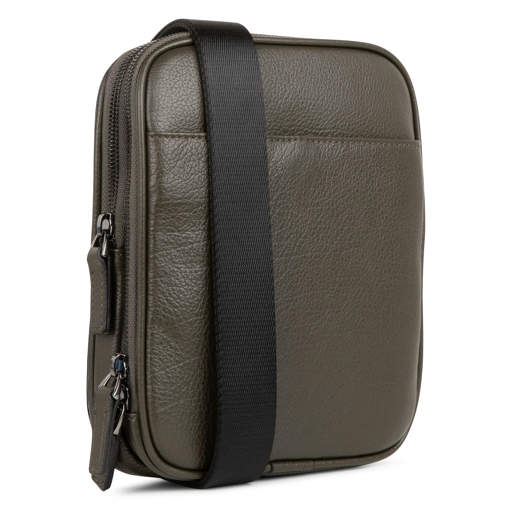 Sac bandoulière en cuir | Kaki