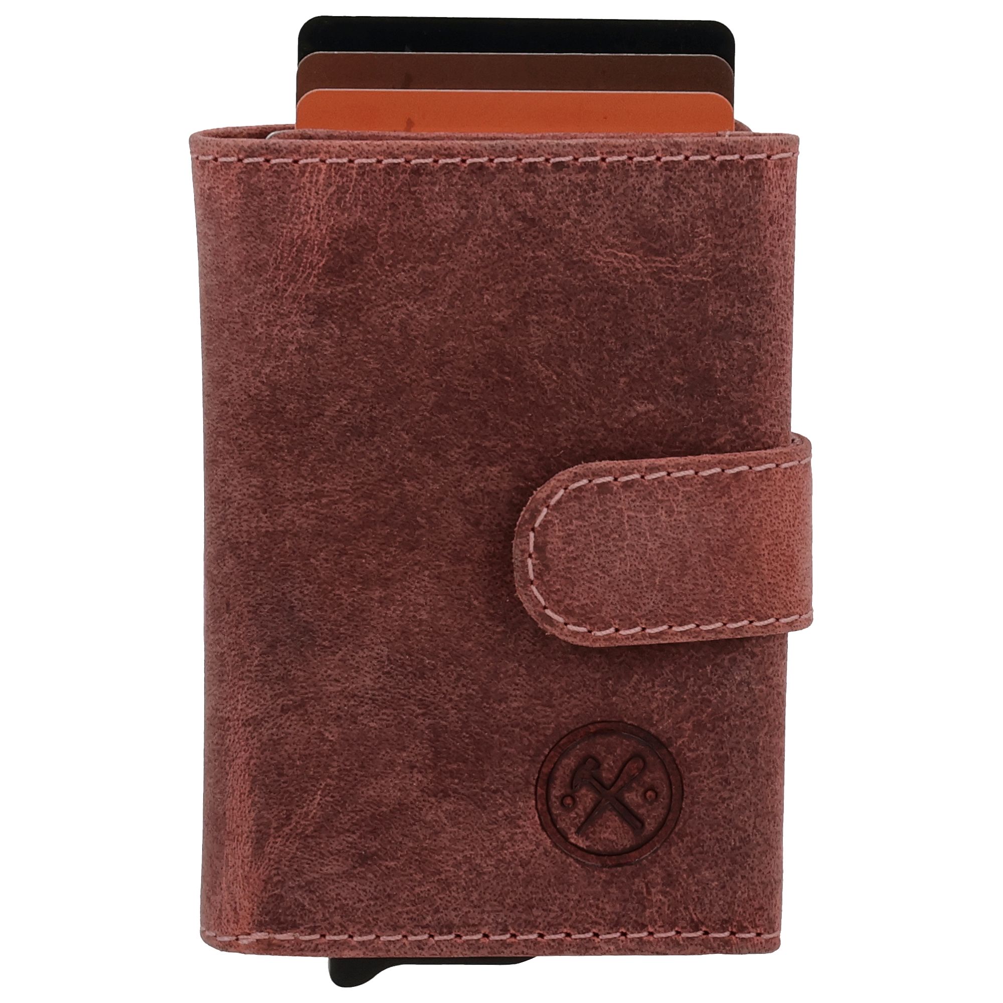 Hide & Stitches Idaho Assorti Safety Wallet Bordeaux