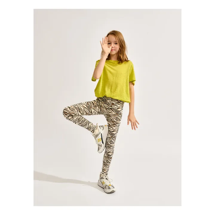 Bellerose Legging Mint | Ecru