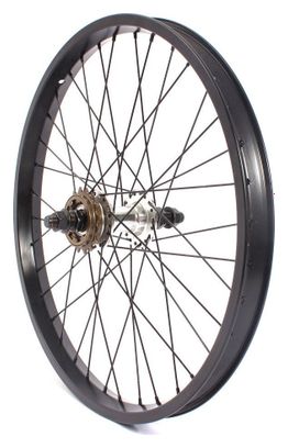BMX Roue Arriere Noir 20  14mm KHEbikes