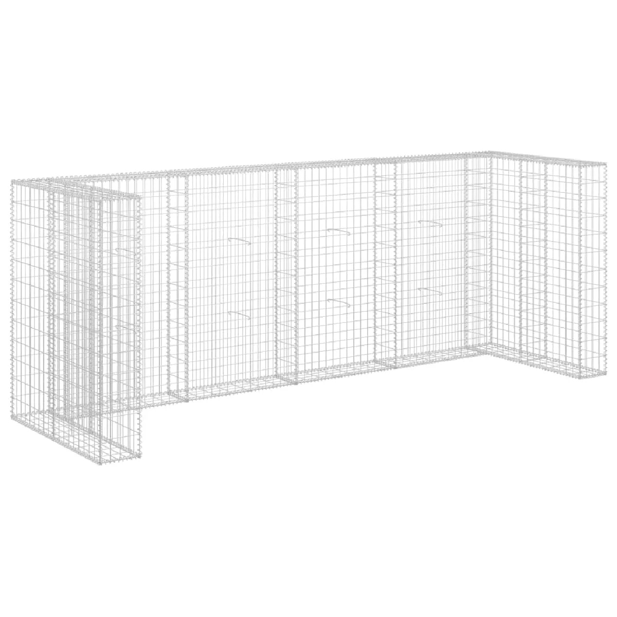 vidaXL Gabion - Acier galvanisé