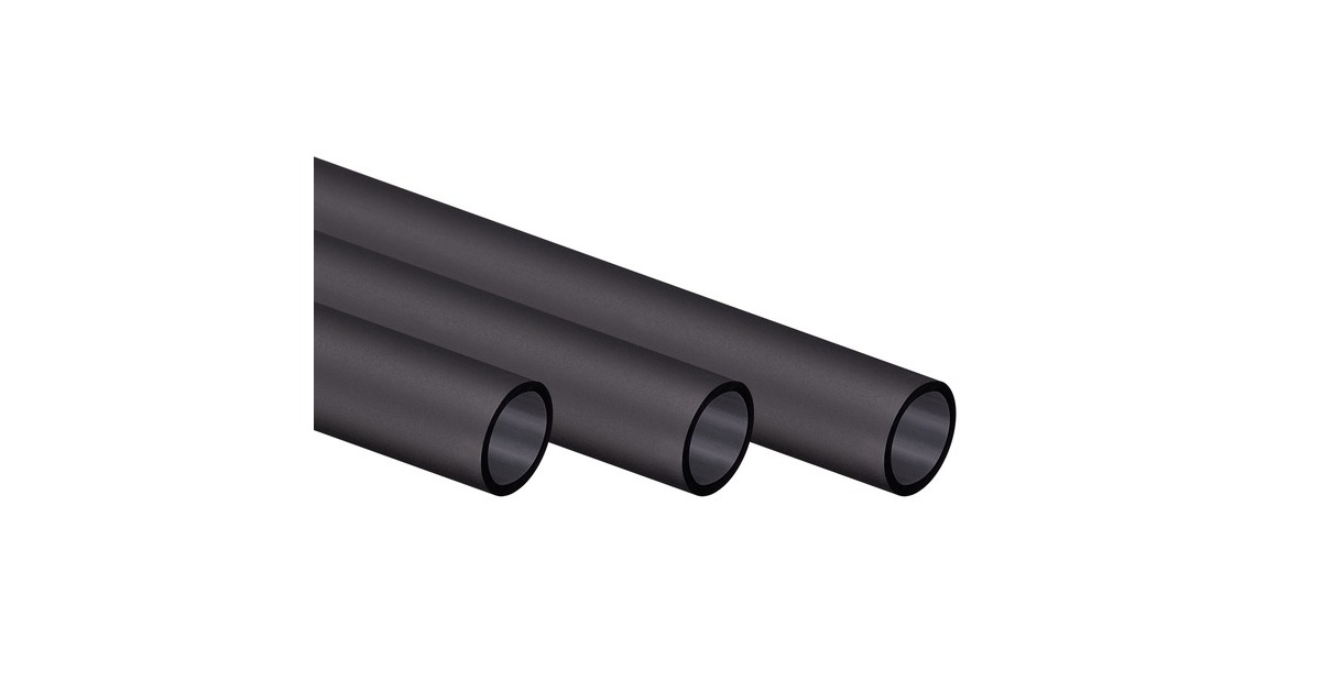 CorsairHydro XT Hardline Satin 12 mm buis  (Zwart (mat), 3x 1 m, PMMA)