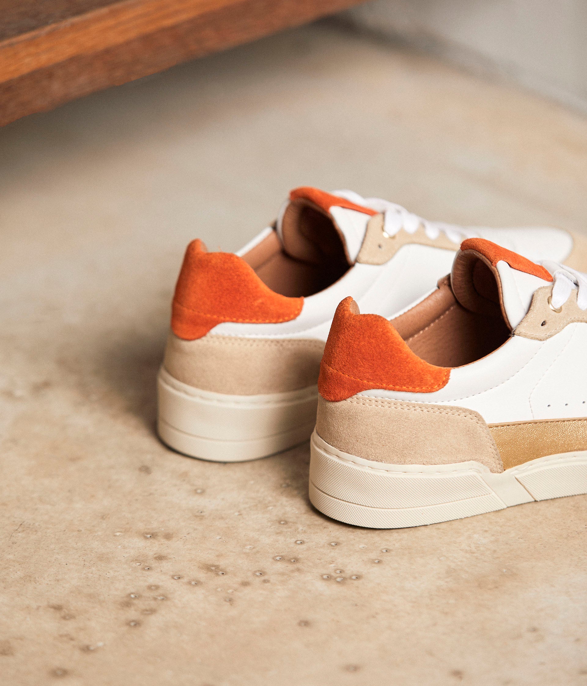 Baskets beige orange Tao