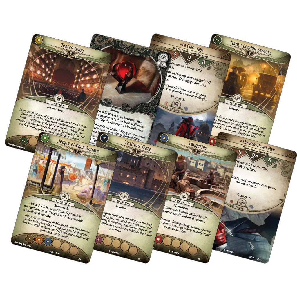 Arkham Horror The Card Game : Scarlet Keys Campaign Expansion