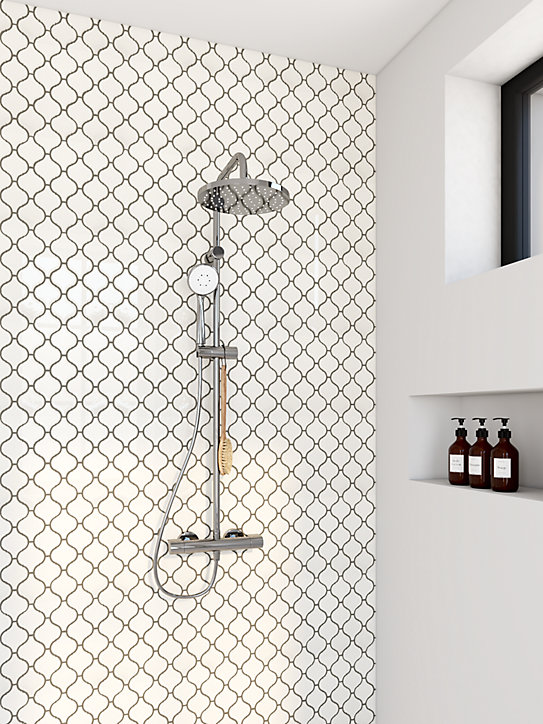 Mosaïque blanc 24,2x27,6cm GoodHome intérieur