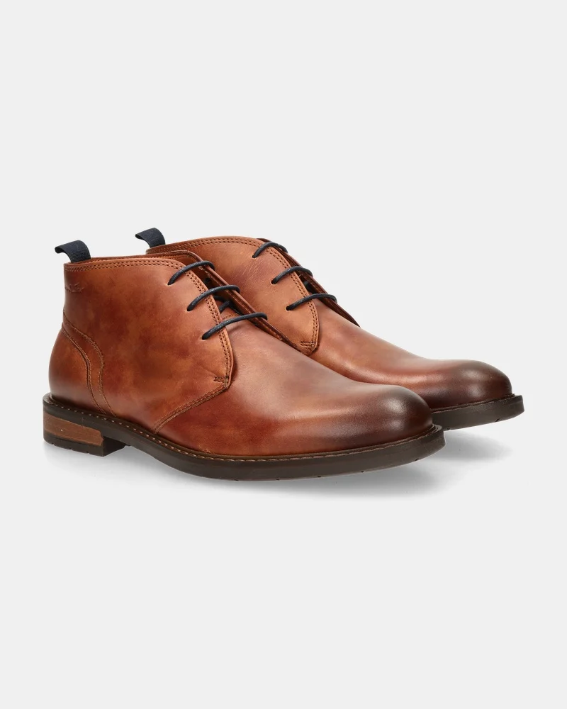 Van Lier Boston Hoge nette schoenen  - cognac