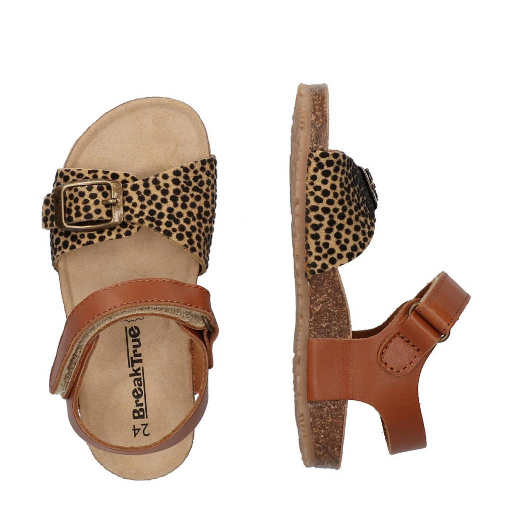 Break True sandalen cognac