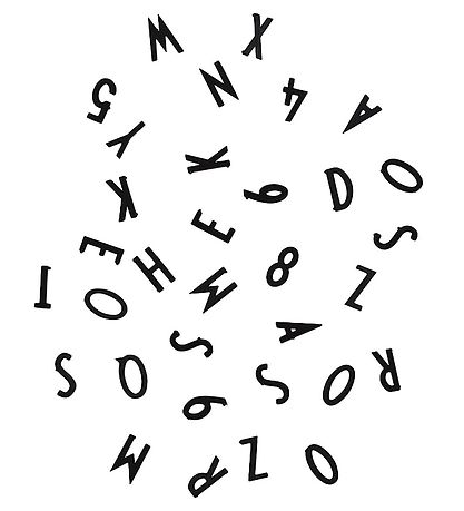 Design Letters Buchstaben - Schwarz