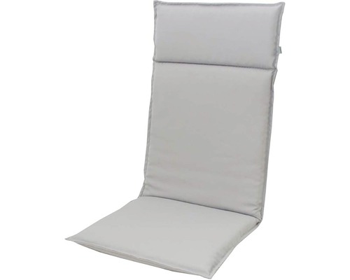 Kussen voor hoge rugleuningen, Hit 119 x 48 x 3,5 cm, grijs