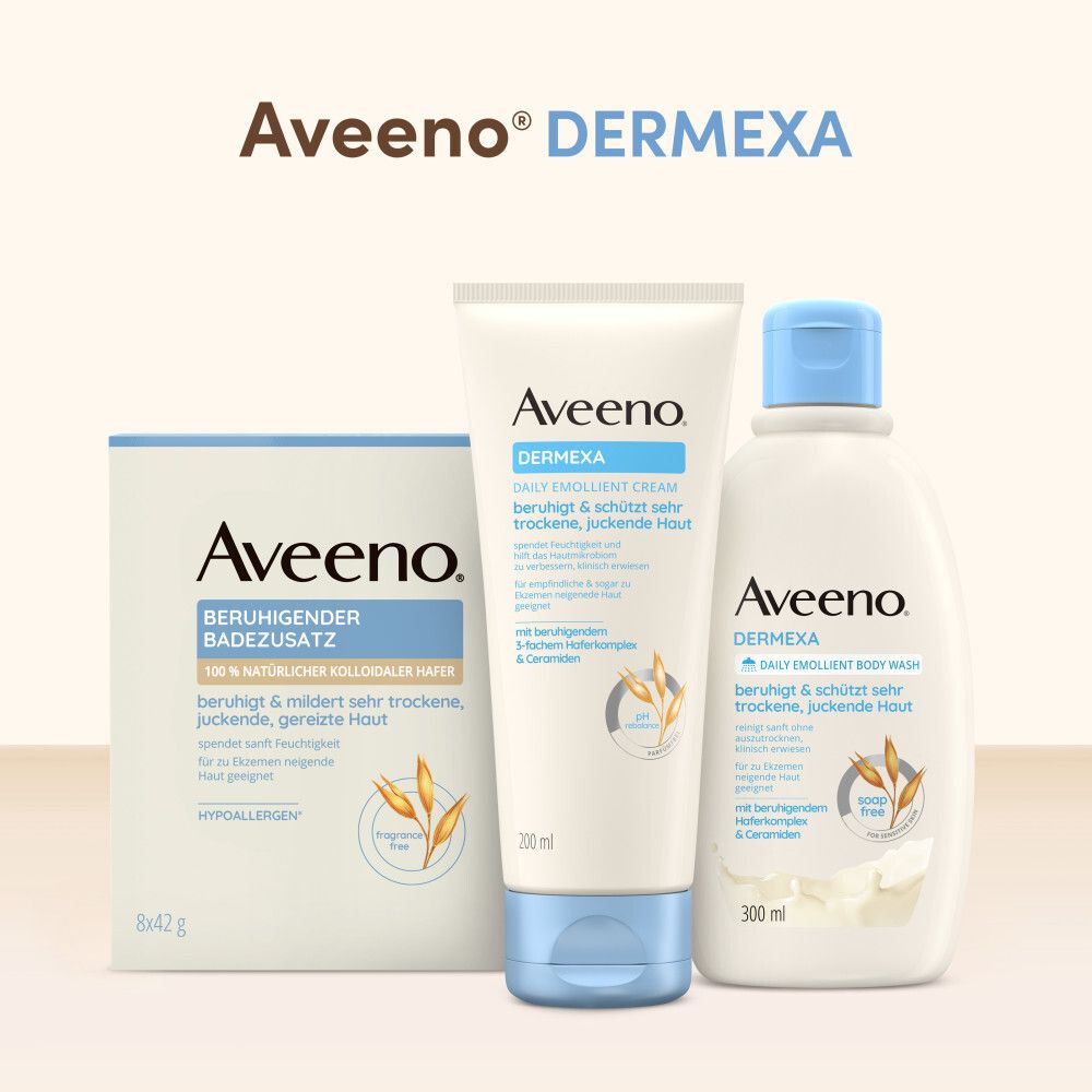 Aveeno® beruhigender Badezusatz mit kolloidalem Hafer für trockene Haut