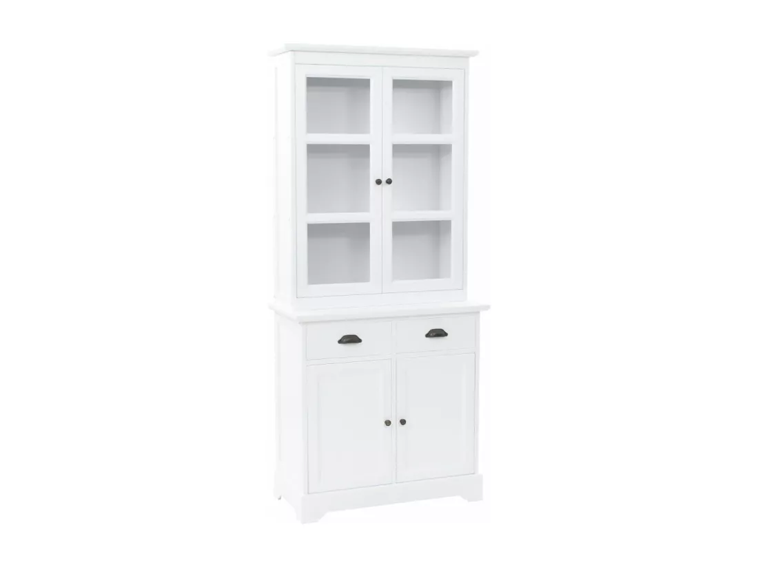 bahut armoire console effet bois marron 120 x 45 x 78 cm 4402167