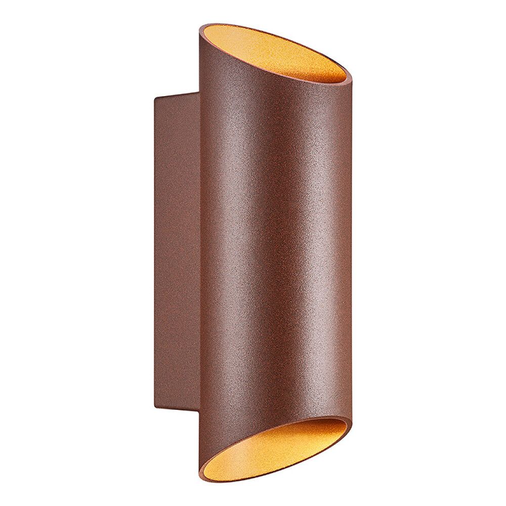VEGGLAMPE NORDLUX NICO RUND RUST