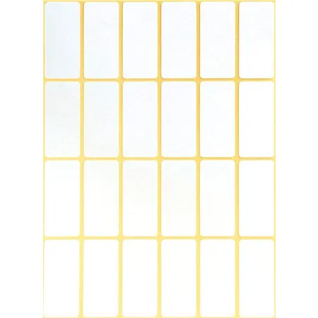 Avery Zweckform 3324 Vielzweck Etiketten 38 x 18 mm, 27 Bogen/648 Etiketten, weiß