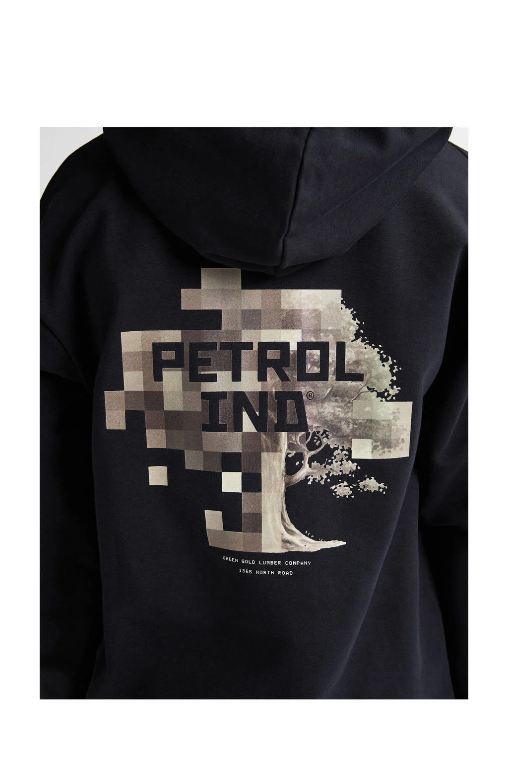 Petrol Industries hoodie zwart