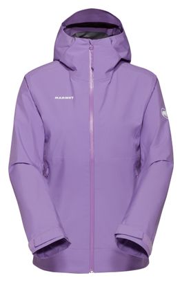 Veste Imperméable Mammut Alto Light Hs Hooded Violet Femme