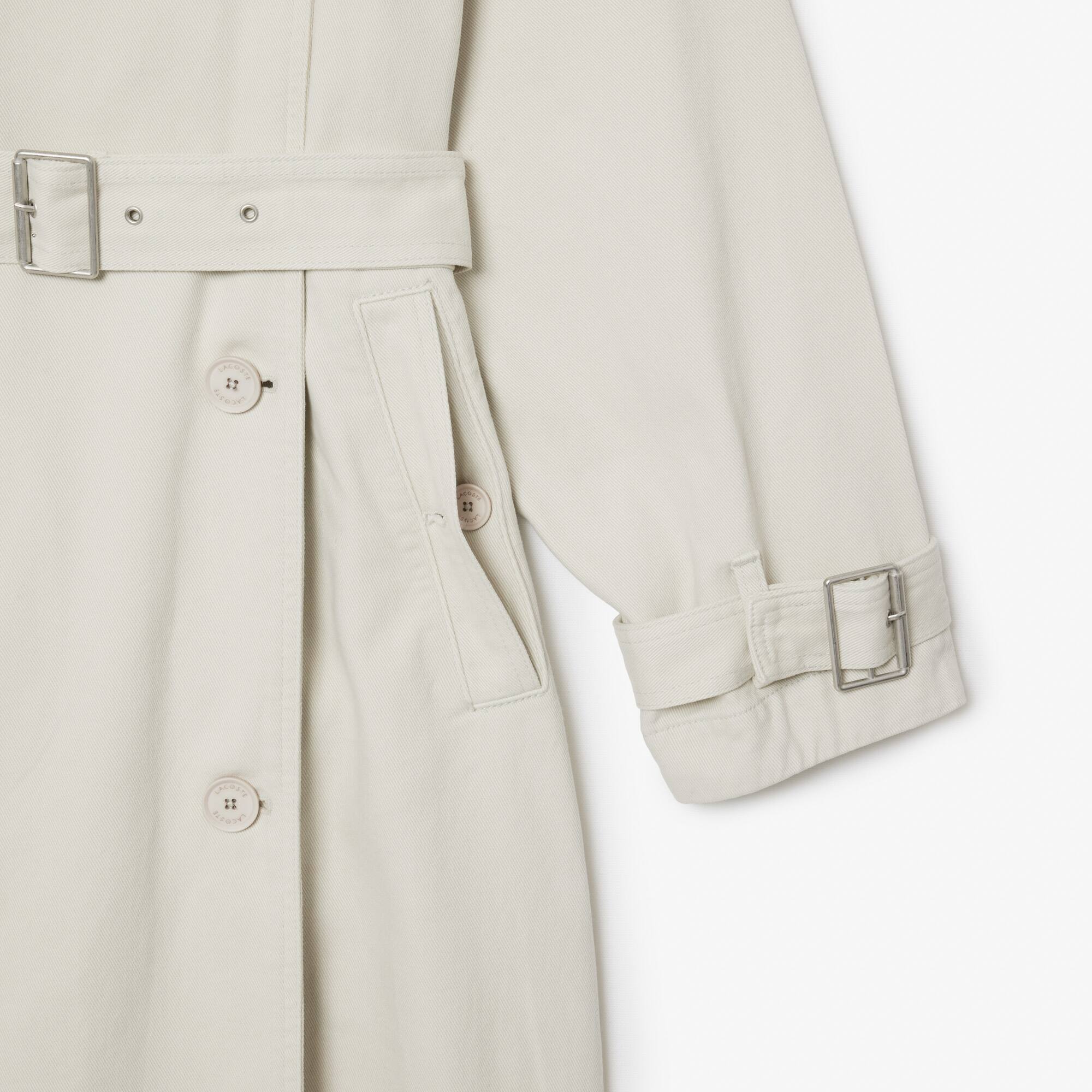 Trench oversize denim Gris